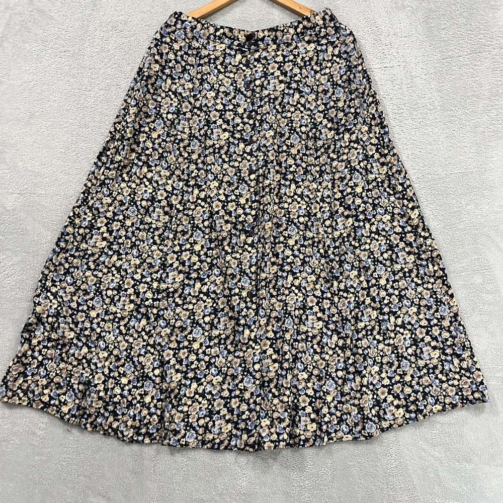 VTG County Seat Skirt Button 31" Waist cottagecore Made USA Boho Coachella